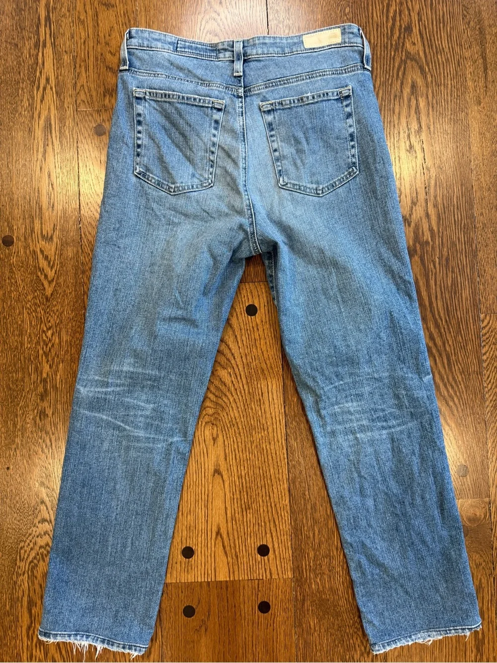 AG Isabelle High Rise Straight Crop Jeans Size 29
